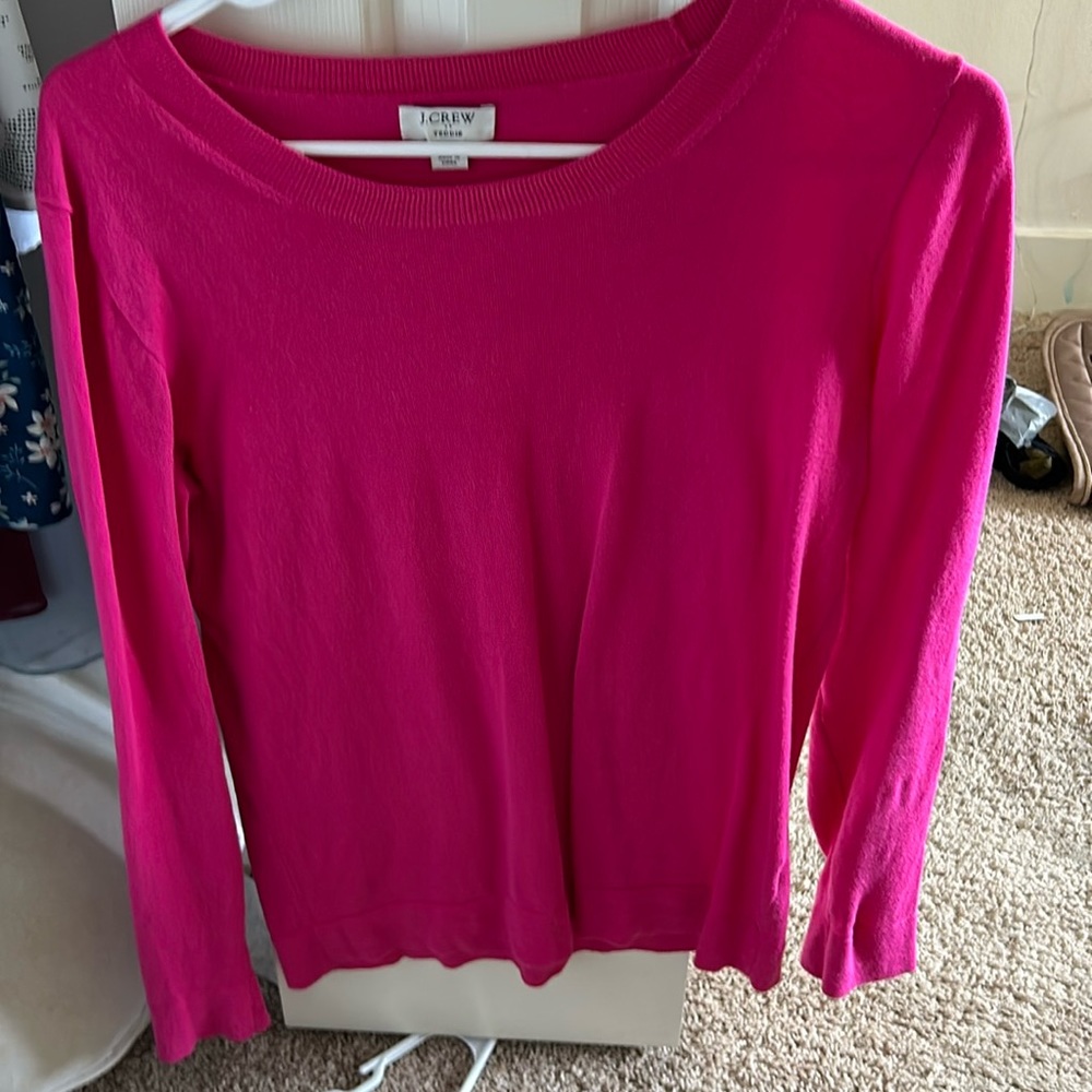 Bright pink Small Jcrew sweater